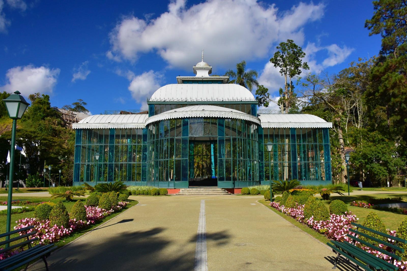 Palácio de Cristal em Petrópolis, região serrana do Rio de Janeiro
